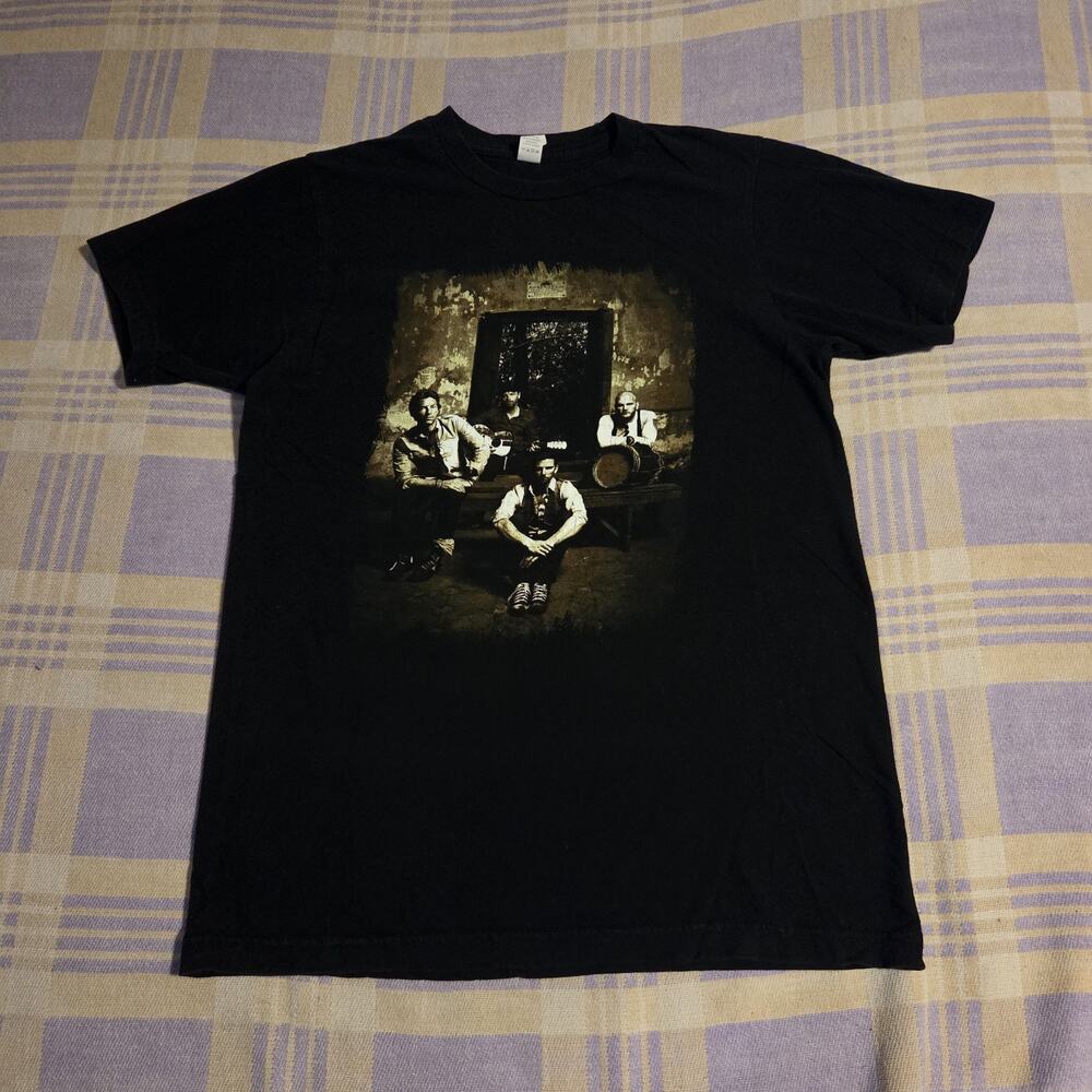 2009 Coldplay Viva La Vida Double Sided Tour Shirt Black Size Small Y2K